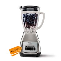 Licuadora Oster BLSTKAGNPB 2 Velocidades más Pulso